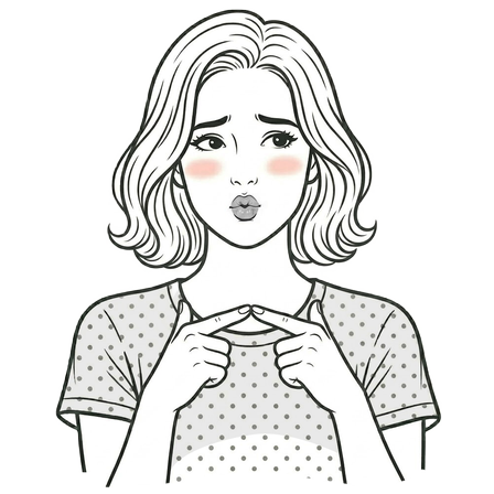 발레핏 수업 구성을 고민하는 강사 일러스트